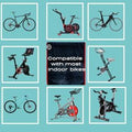 Sweat Protection Towel, Handlebar Sweat Towel For Peloton, Echelon Bike, Bike Trainer Stand, Indoor Cycling Workout Towel With 4 Pocket For Water Bottle Or Phone Holder Black Polyester