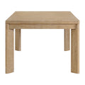 C Brown Leg Table Brown Solid Wood