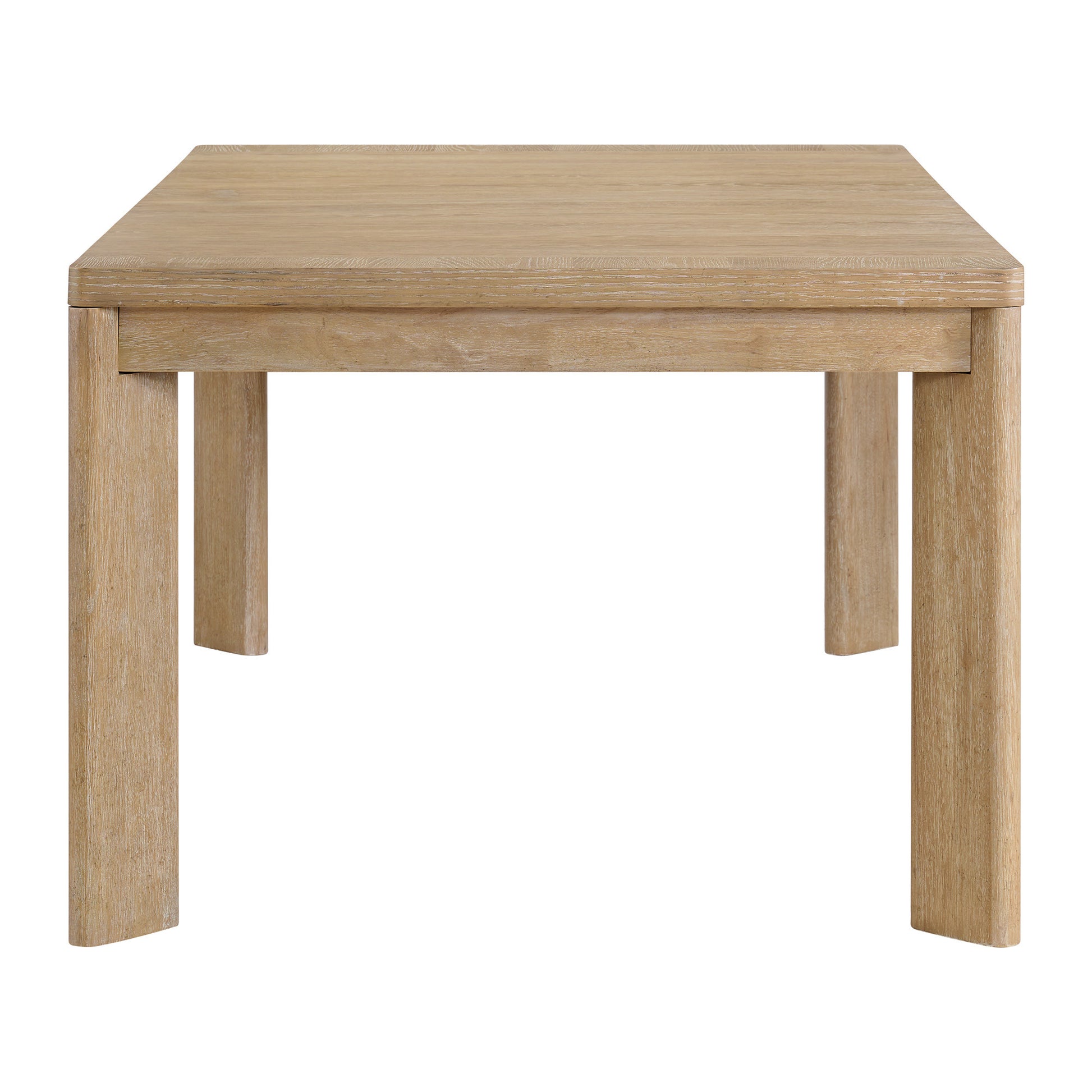 C Brown Leg Table Brown Solid Wood