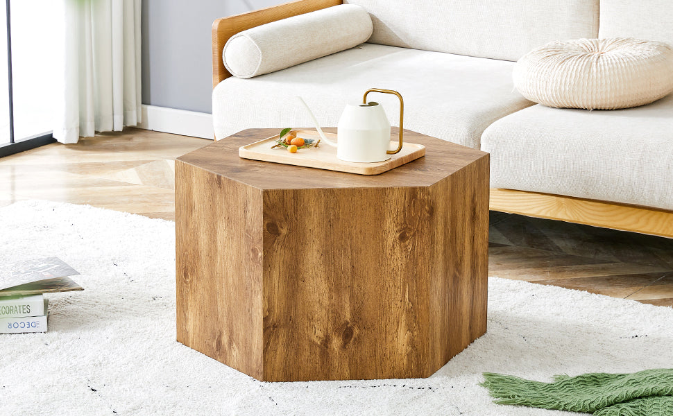 Modern Mdf Coffee Table, With Complex Texture Patterns, Style And Texture Coffee Table To Redefine Your Interior Decoration And Enhance Your Living Space, Stylish And Durable Design Wood Mdf