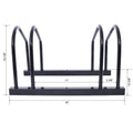 2 Bikes Floor Bike Stand, Bike Parking Rack Garage Bike Storage Stand Indoor Outdoor 22 28