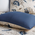 Brushed Microfiber Quilt Set With Throw Pillows Blue Twin Twin Xl Twin Blue Polyester