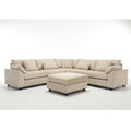 Arrival Oversized Modular Sectional Sofa Couch,Modern Minimalist Couches For Living Room,Free Combination Deep Seat Corner Couch For Living Room,Corduroy, Beige Beige Fabric 6 Seat
