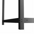 Metal Twin Over Full Bunk Bed Heavy Duty Sturdy Metal Noise Reduced Safety Guardrail No Box Spring Needed,Black Twin Black Metal Metal