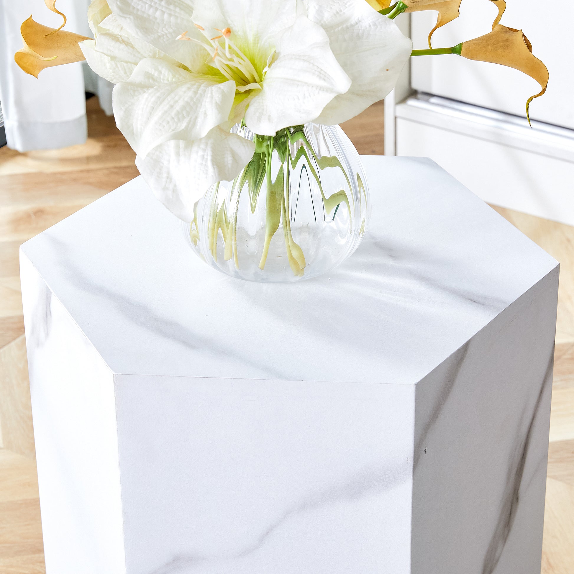 Modern Mdf Coffee Table, With Complex Texture Patterns, Style And Texture Coffee Table To Redefine Your Interior Decoration And Enhance Your Living Space, Stylish And Durable Design White Mdf