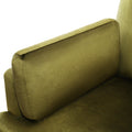 Mirod Oversized Accent Chair Comfortable Armrest Cushions, Versatile Neutral Style, Elegant Design, Durable Frame Green Velvet