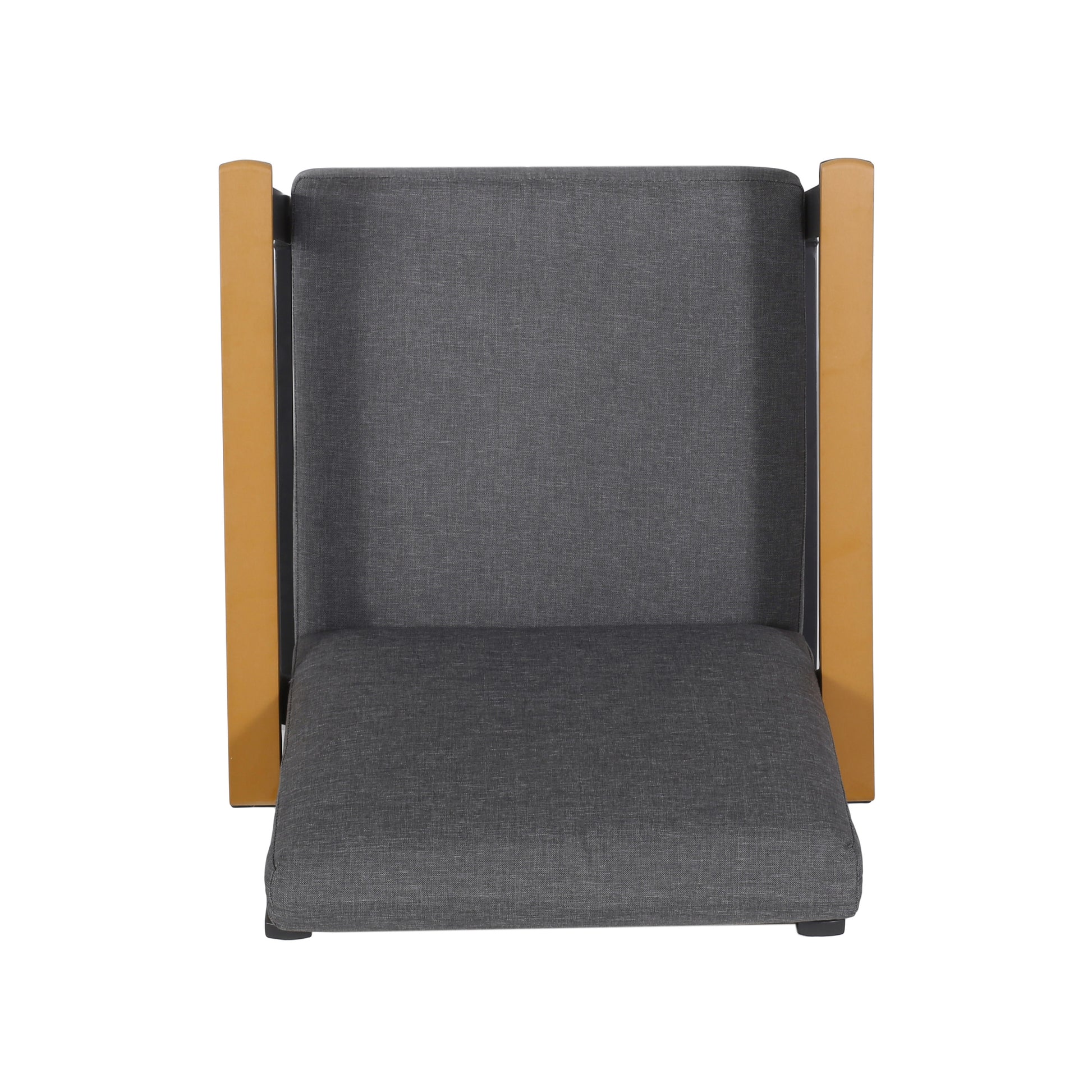 Sinclair 4Pc Chat Set Grey Metal Mesh Wood Fabric