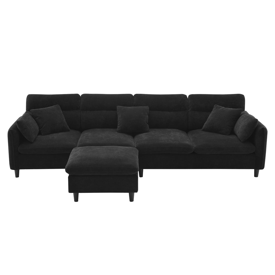 5003B Package Black Chenille 1 Seat
