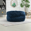 Coolmore Bean Bag Chair, Floor Sofa With Handle,Accent Sofa Chair With Ottoman For Gaming Reading Relaxing Navy Navy Foam Plush