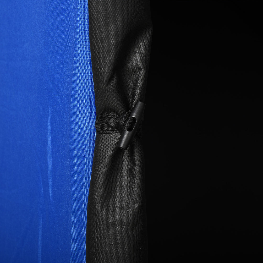 Outsunny 2 4 People Ice Fishing Shelter, Pop Up Portable Ice Fishing Tent With Carry Bag, Two Doors, Windows And Vents, Ice Shanty For Winter Fishing, Blue Blue Fabric