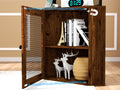 Corner Shelf With Doors, 65