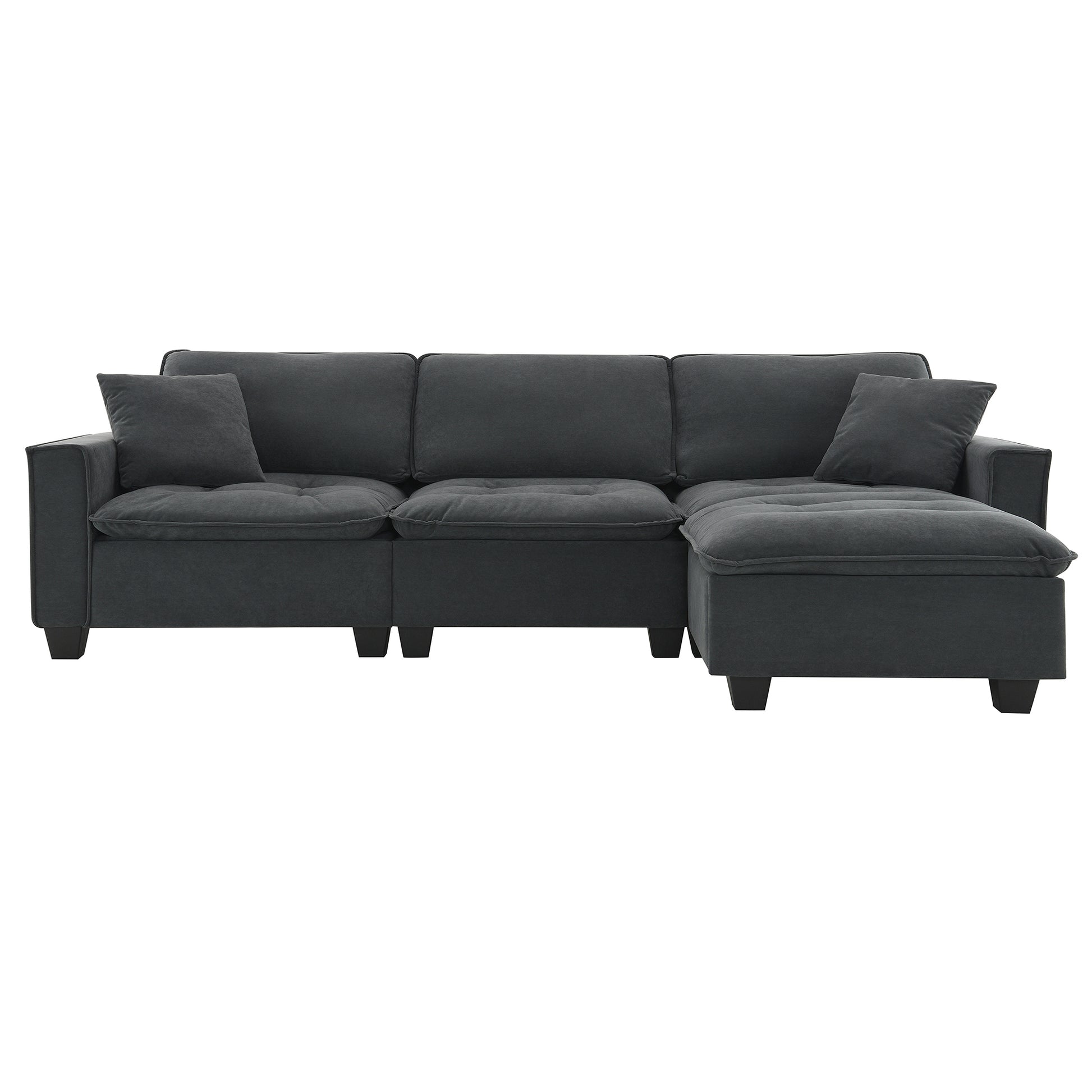 6006E Package Dark Gray Suede 1 Seat