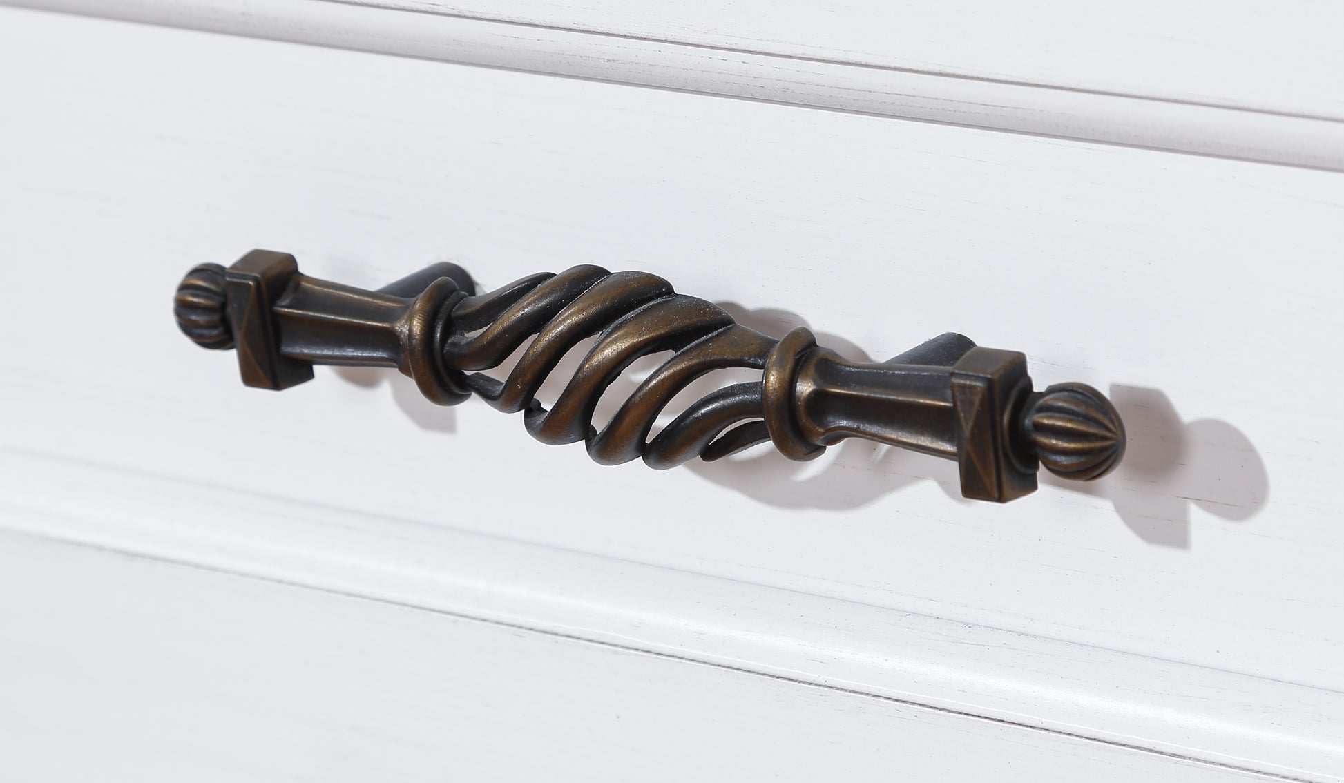 Console Sofa Table With 2 Storage Drawers And 2 Tiers Shelves, Mid Century Style 42'' Solid Wood Buffet Sideboard For Living Room Furniture Kitchen Dining Room Entryway Hallway, Antique White Antique White Pine