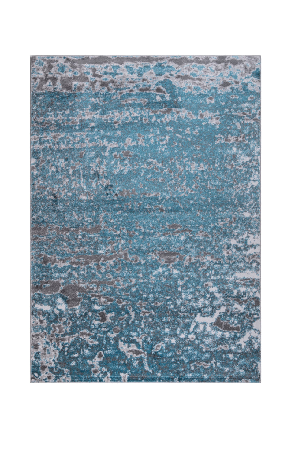 Jersey Area Rugs, Carpets For Livingroom, 5X7 Area Rugs ,3984 Blue Grey Rectangle 5&7 Blue Grey Contemporary Abstract Polypropylene