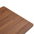 44.8 Inch Walnut Wood Grain Mdf Coffee Table Modern Luxury, Stable Triangular Support.The Coffee Table Is Made Of Medium Density Fiberboard Material And Is Suitable For Living Rooms, Bedrooms,Etc.