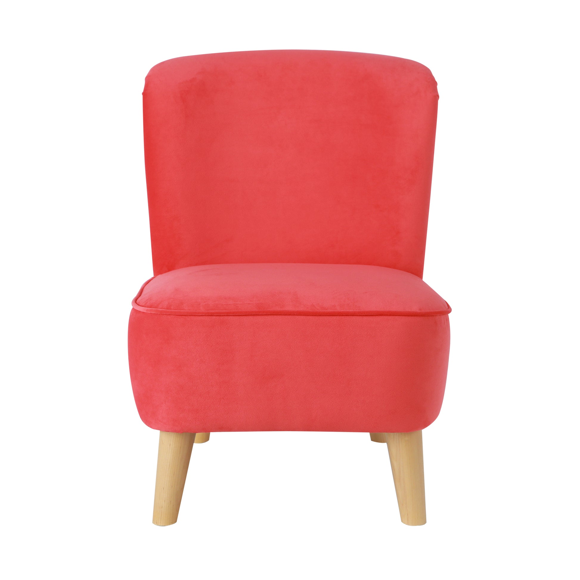 Juni Kids Chair In Ruby Red Fabric