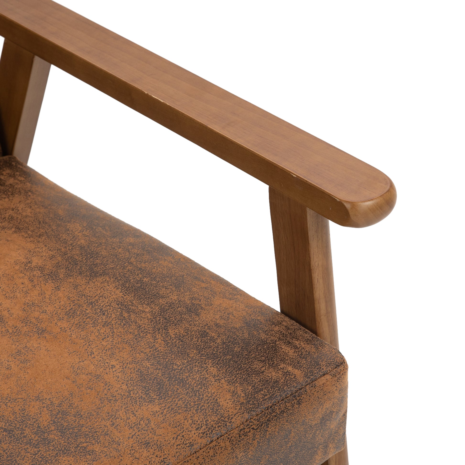 Coolmore Mid Century Modern Solid Loveseat Sofa Upholstered Microsuede Fabric Loveseat, 2 Seat Upholstered Loveseat Sofa Modern Couch Coffee Microsuede 2 Seat