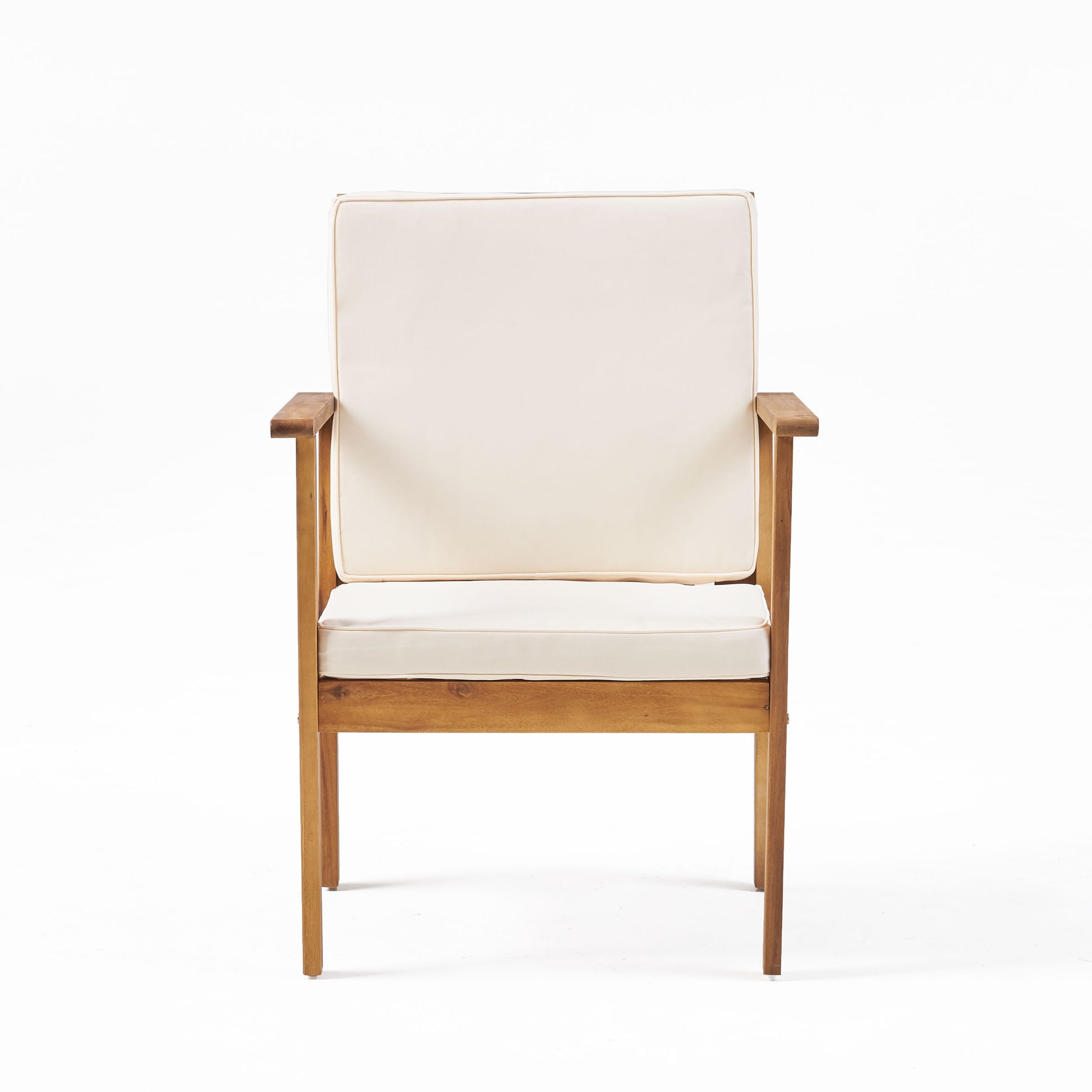 2 Club Chair & Table Brown Wood