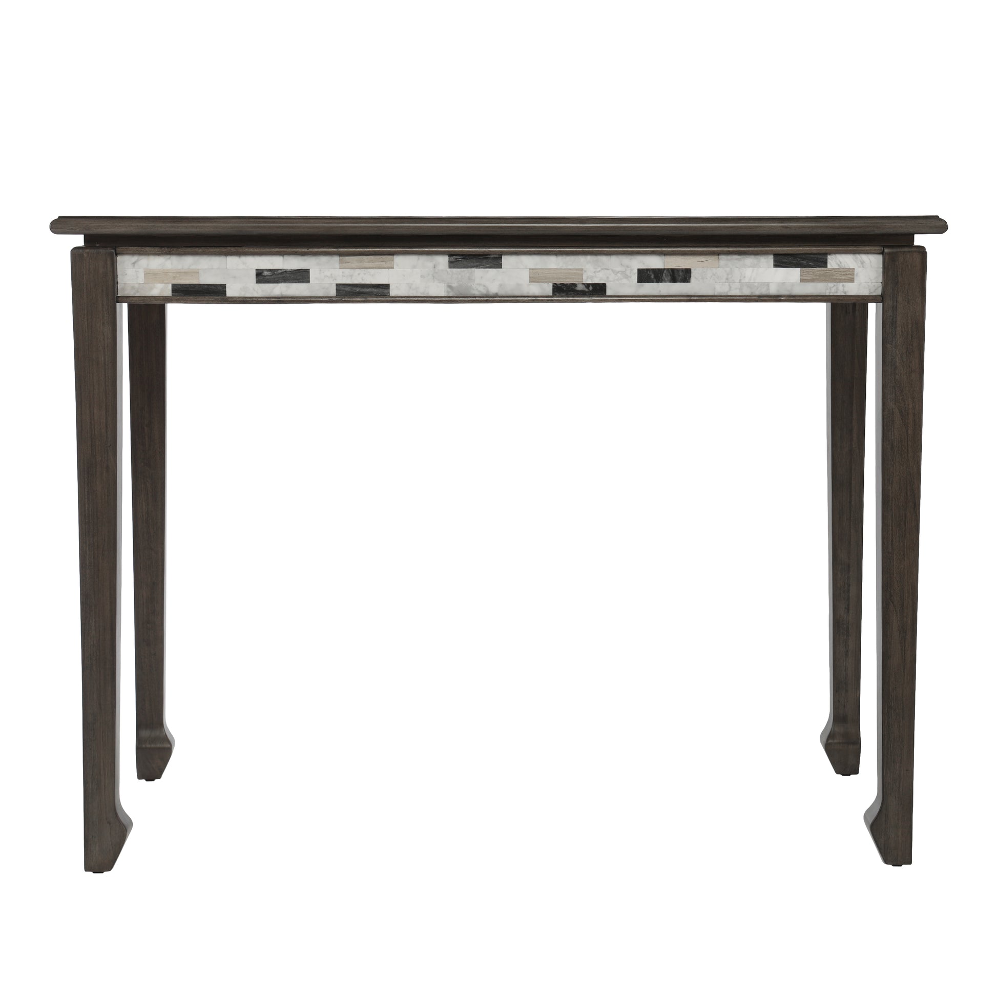 Hadersley Counter Table Gray Mdf