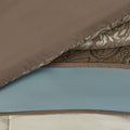 Jacquard 7 Piece Comforter Set Blue Queen Queen Blue Polyester