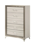 Star White Chest White Solid Wood Mdf