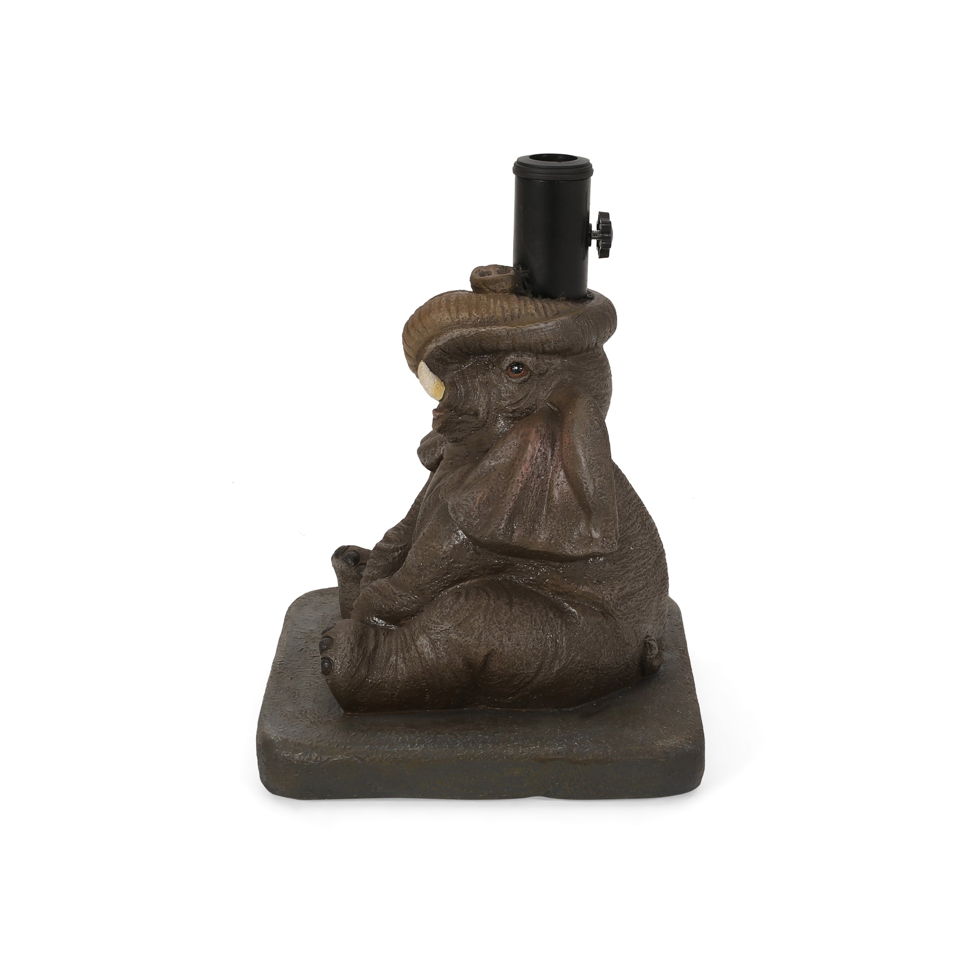 Elephant Umbrella Base Gray Concrete
