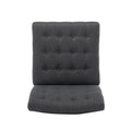 Accent Chair Charcoal Fabric