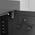 Wall Safes Between The Studs, Hidden Safe With Digital Keypad, Removable Shelves, In Wall Safe For Firearms, Gun, Valuables Black Black Steel