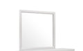 Mirage White Mirror White Rubber Wood