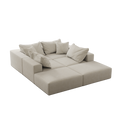 Oversized Sponge Cloud Sofa,Modern Upholstered Sectional Sofa Couch Set,Modular 162