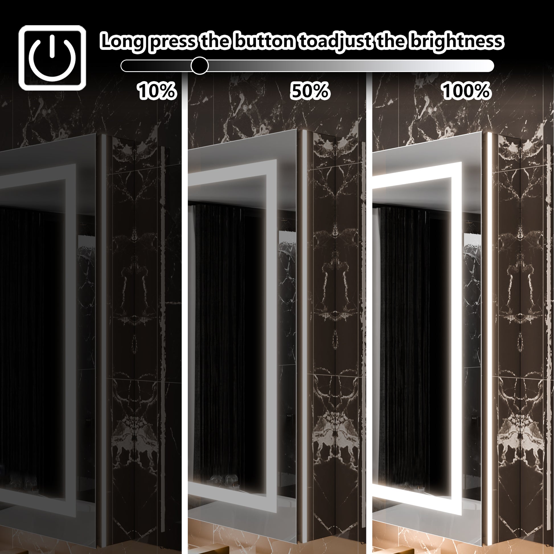 Smart Led Medicine Cabinet With Gfci Outlet & Blum Hinges, Buil Built In High Power Outlet ,72*36 Inchstepless Dimming & Anti Fog,Integrated Design,Multifunctional Bathroom Storage Silver Aluminium