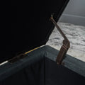 Glouster Storage Ottoman V2 Dark Gray Birch Fabric
