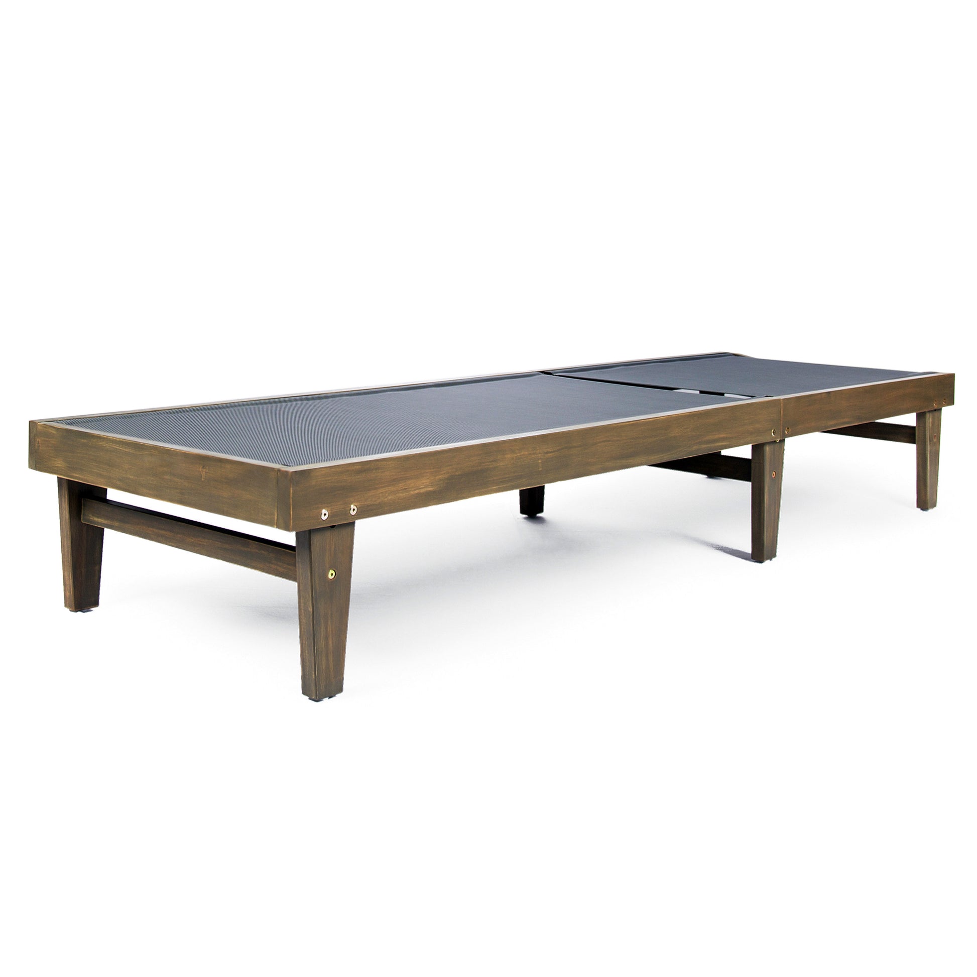 Summerland Chaise Lounge Dark Grey Mesh Dark Grey Aluminum