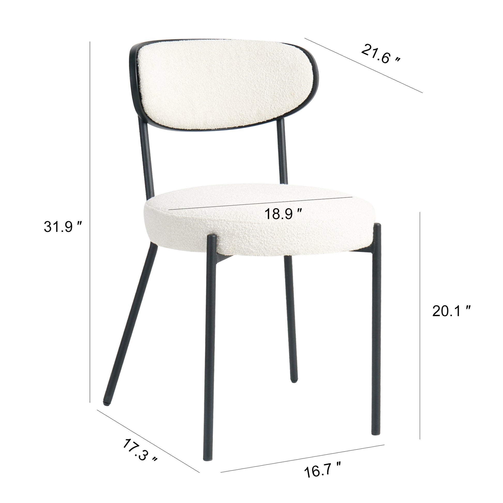 Modern Grey Simple Teddy Velvet Dining Chair Upholstered Chair Family Bedroom Stool Back Dressing, Black Round Table Set,Bentwood Covered With Ash Veneer Chair Back,Chair Black Metal Legs Set Of 5 Black Mdf