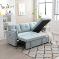 United We Win Furniture, Modular L Shaped Sofa, Modular Long Sofa With Reversible Chaise Lounge, Sofa Bed, Sleeper Sofa, Modular Sofa Combination With Storage Seats. Mint Green Chenille 3 Seat