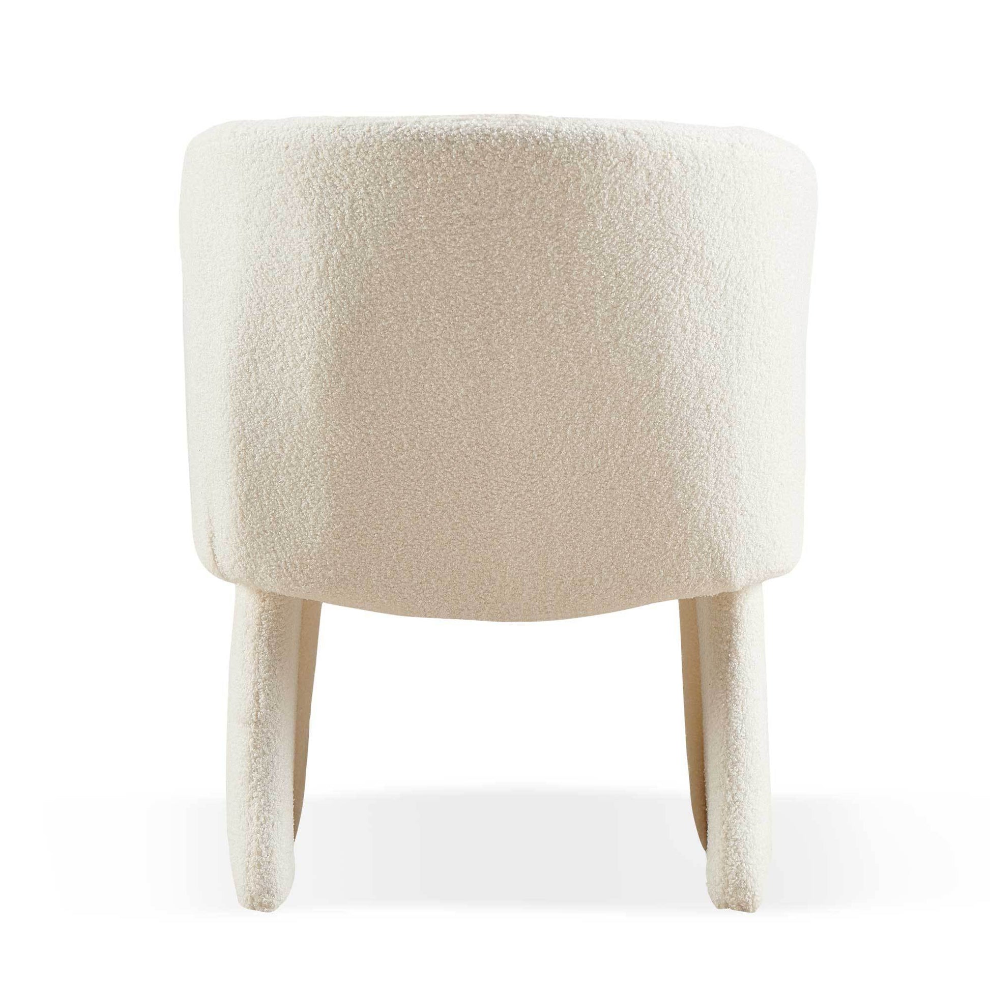 Modern Accent Chair White Single Sofa Chair,Upholstered Side Chair Teddy Comfy Reading Chair For Bedroom Living Room Reception Off White 1Pc Off White Primary Living Space Modern Teddy