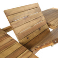Wilson Expandable Dining Table Teak Acacia Wood
