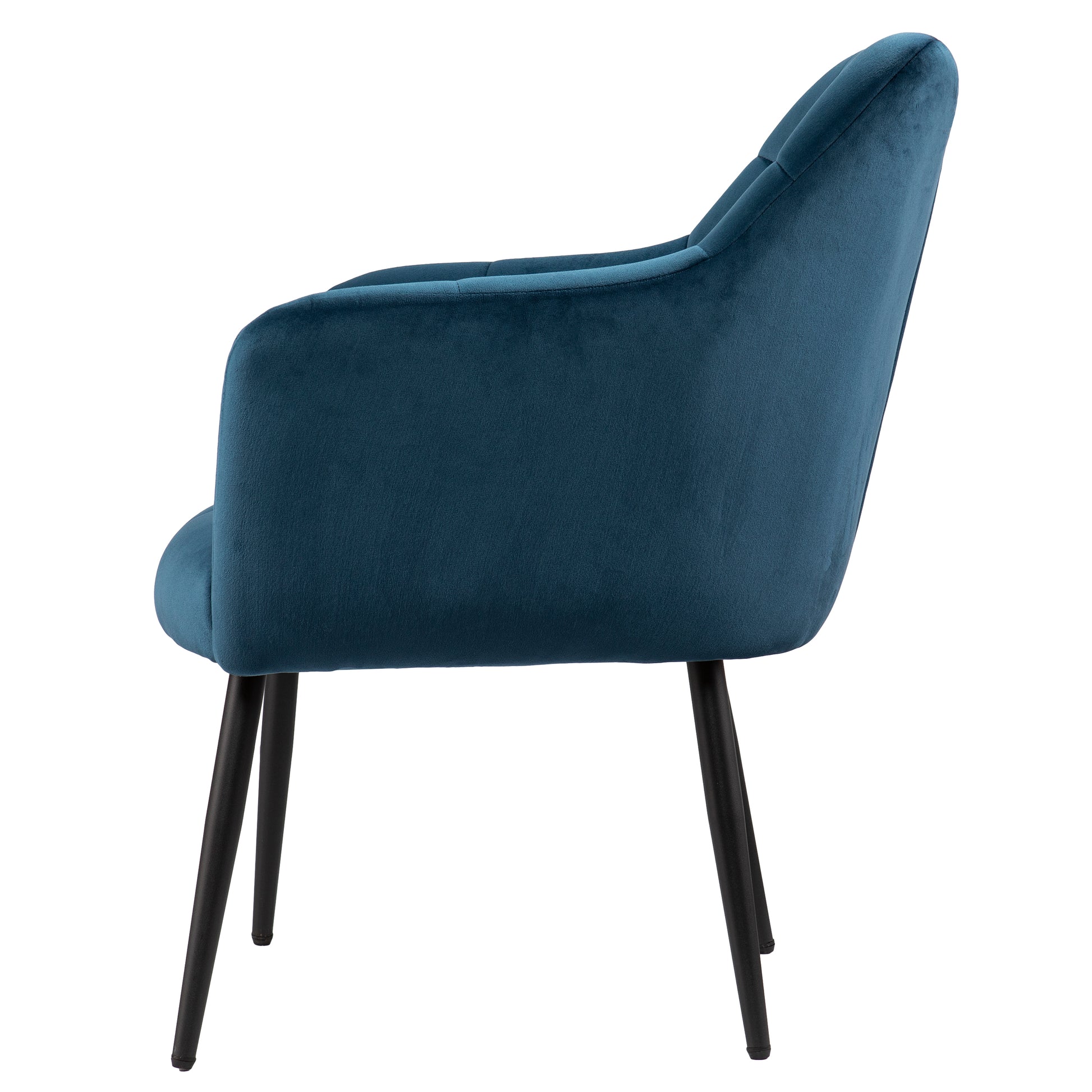 Trevilly Upholstered Accent Chair Blue Velvet