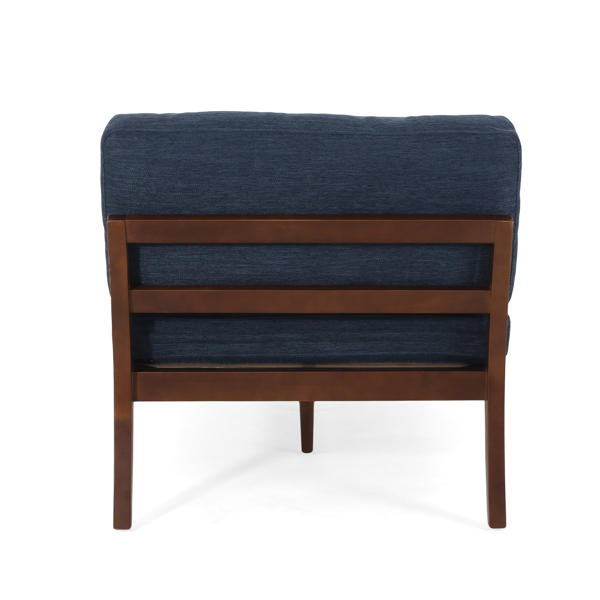 Chaise Lounge Navy Blue Fabric