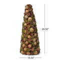 Pine Cone Table Top Tree Natural Foam