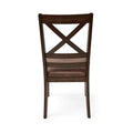 Indoor Wood Dining Set,Dining Chairs Set Of 6 Dining Table Brown Brown Rubber Wood