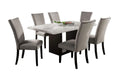 Attractive Set Of 2Pc Side Chairs Dining Room Furniture Gray Flannelette Seat Trim Kitchen Breakfast Black,Light Gray Dining Room Modern,Transitional Dining Chairs Rubberwood Solid Back Set Of 2
