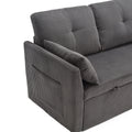United We Win Furniture, Modular L Shaped Sofa, Modular Long Sofa With Reversible Chaise Lounge, Sofa Bed, Sleeper Sofa, Modular Sofa Combination With Storage Seats. Dark Grey Velvet 4 Seat