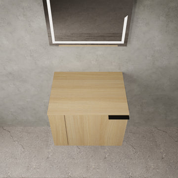 24 "Bathroom Vanity Sink Combo For Big Space,Modern Bathroom Cabinet Cabinet Combination, Bathroom Sink Cabinet Set Without Sink, Oak Composable Oak Bathroom American Design Engineered Wood