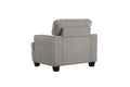Andie Gray Accent Chair Gray Foam Engineered Wood