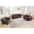 Versailles Leather Sofa Caramel Down Filling Genuine Leather 2 Seat