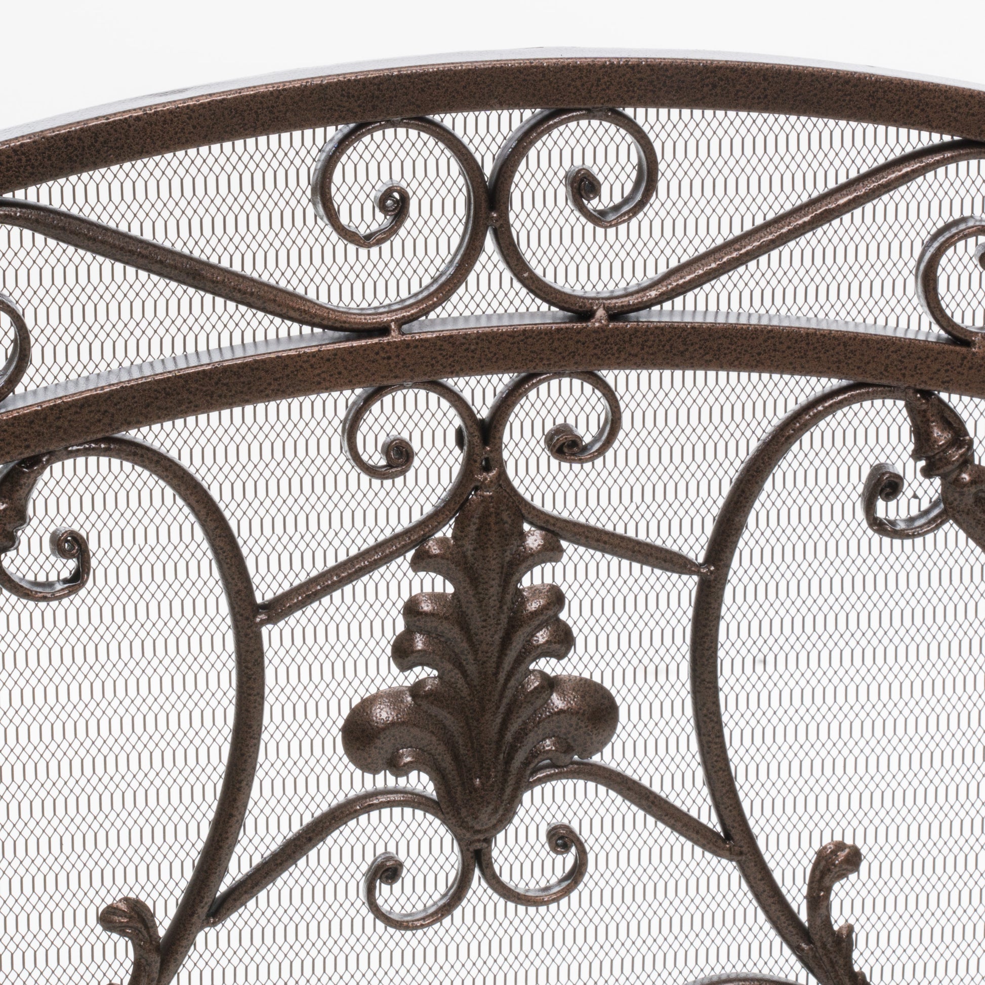 Waterbury Fireplace Screen Black Primary Living Space American Traditional Iron