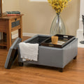 Mansfield Ottoman Beacon Grey Pu