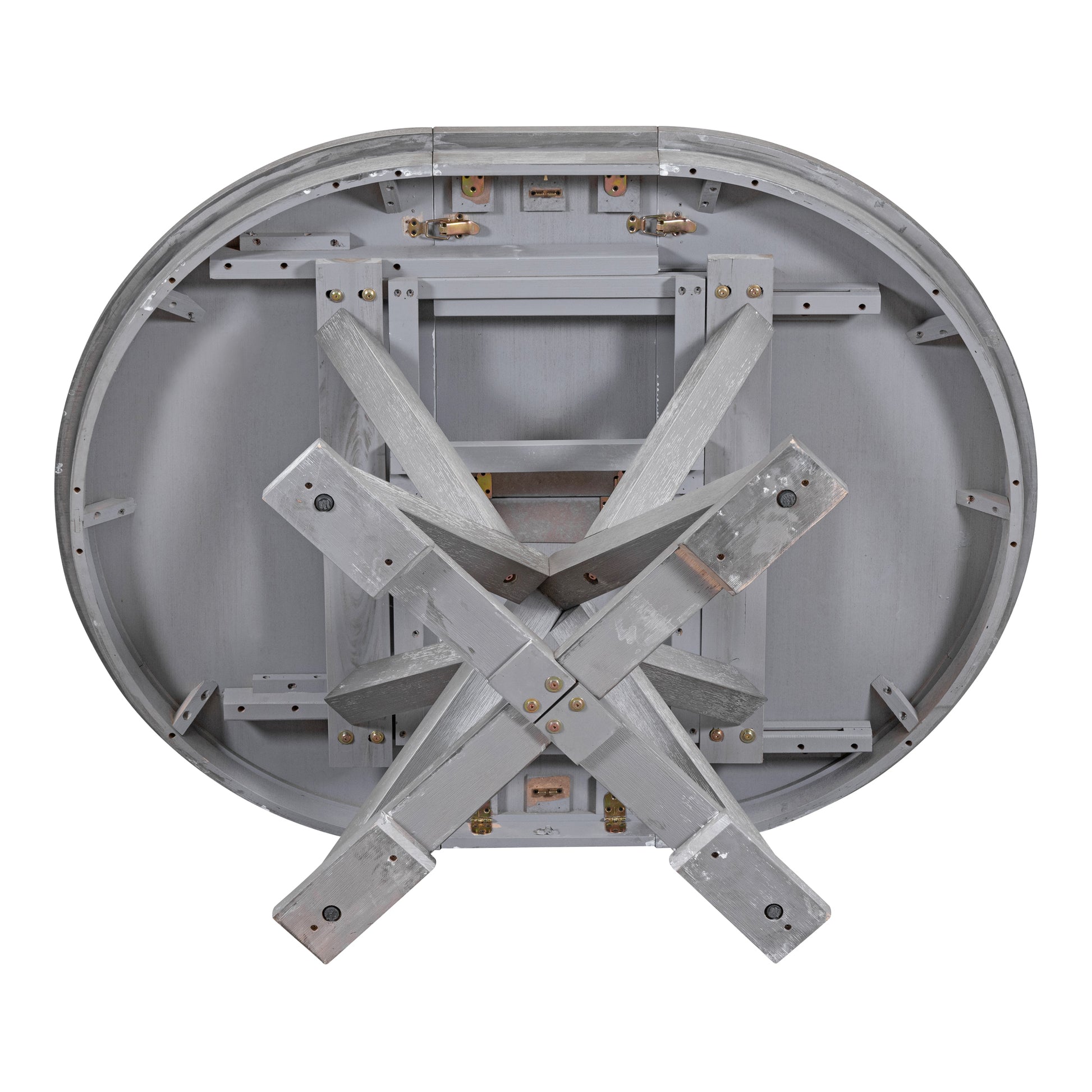 5 Piece Retro Functional Dining Table Set Extendable Round Table And 4 Upholstered Chairs For Dining Room And Living Room Grey Grey Solid Wood