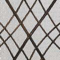 Kingsport Fireplace Screen Black Gold Iron